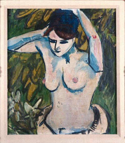 Mujer con brazos levantados, 1910 de Ernst Ludwig Kirchner