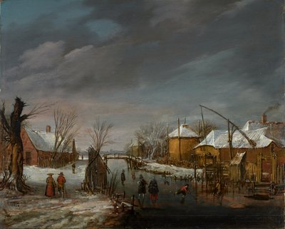 Escena de invierno de Esaias I van de Velde