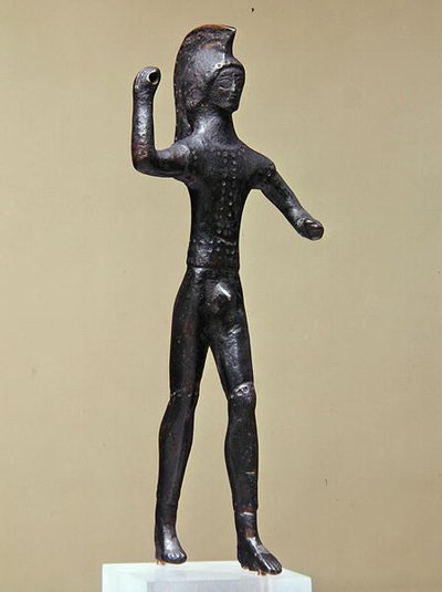 Guerrero (bronce) de Etruscan