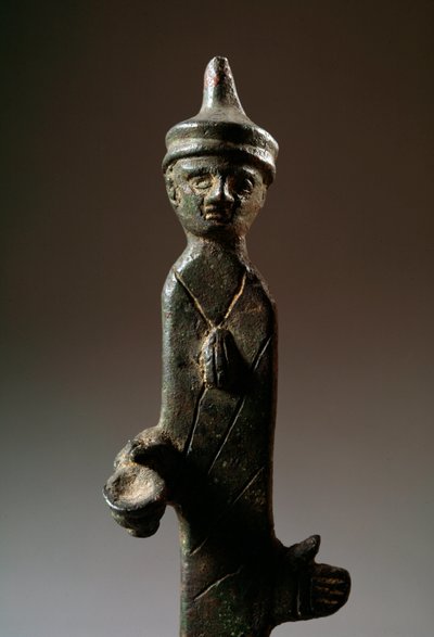 Haruspex, escultura de bronce, siglo III a.C. de Etruscan Etruscan