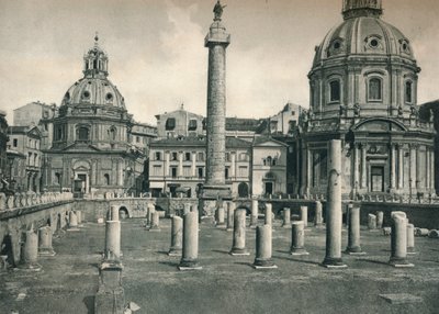 Foro de Trajano, Roma, Italia, 1927 de Eugen Poppel