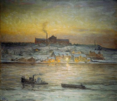 Mañana de invierno temprana de Eugen Prinz von Schweden