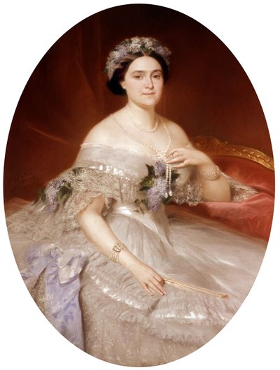 Retrato de Matilde Bonaparte de Eugene Giraud