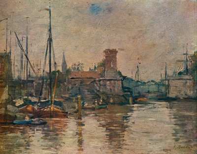 Embarque, siglo XIX de Eugene Louis Boudin