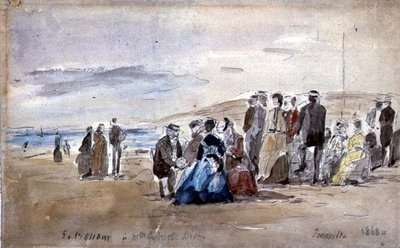 Trouville de Eugene Louis Boudin