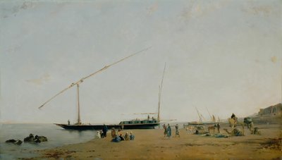 En el Nilo, Cerca de Philae, 1871 de Eugène Fromentin