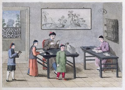 Una escuela china, c.1810 de European School