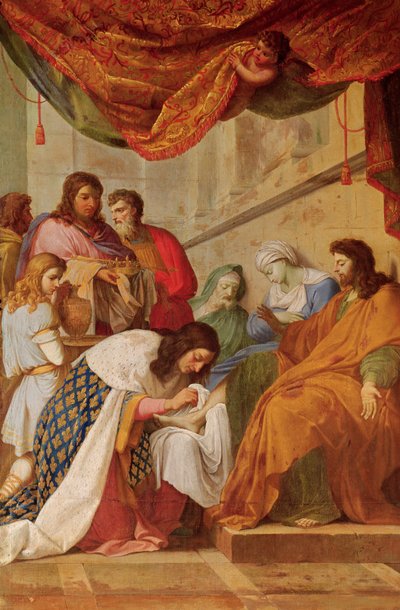 San Luis curando a los enfermos de Eustache Le Sueur