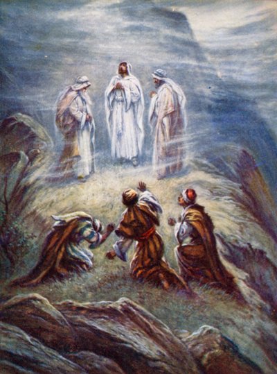 La Transfiguración (litografia en color) de Evelyn Stuart Hardy