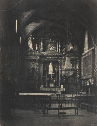 Interior de una iglesia, c. 1855 de Farnham Maxwell Lyte