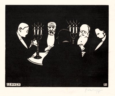 Póker de Felix Edouard Vallotton