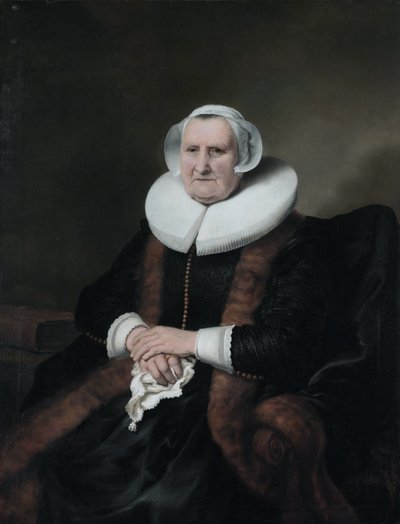 Retrato de Elisabeth Jacobsdr. Bas (1571-1649) de Ferdinand Bol