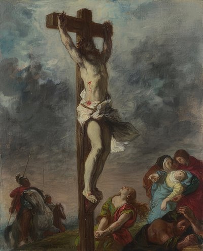 La crucifixión. 1853 de Ferdinand Victor Eugene Delacroix