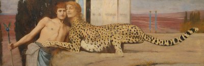 Caricias, 1896 de Fernand Khnopff