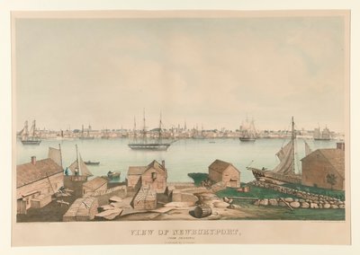 Vista de Newburyport, (desde Salisbury) de Fitz Henry Lane