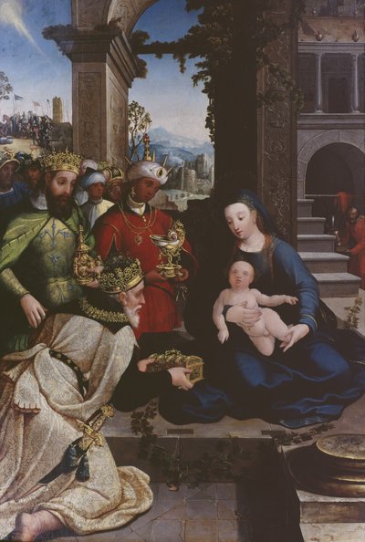 Adoración de los Magos, c.1500 de Flemish School