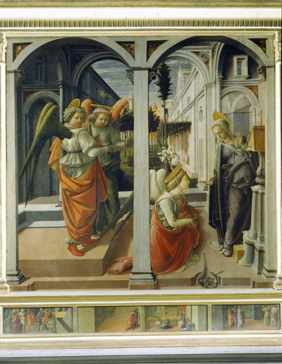 Anunciación, c.1445 de Fra Filippo Lippi