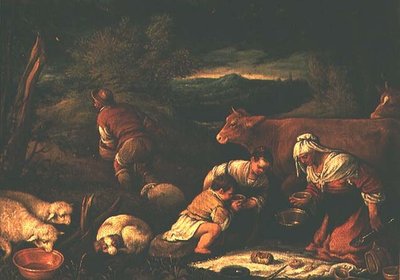 Escena Pastoral de Francesco Bassano