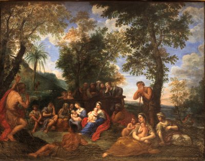 Predicación de San Juan Bautista de Francesco Albani