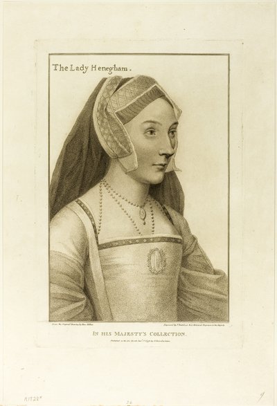 La dama Henegham de Francesco Bartolozzi