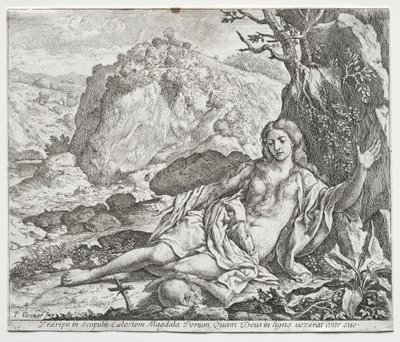 La Magdalena penitente, 1650 de Francesco Cozza