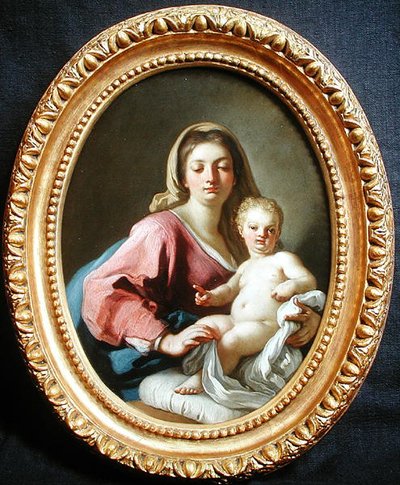 Virgen y niño de Francesco de Mura