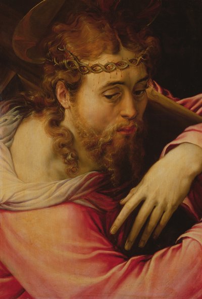 Cristo llevando la cruz de Francesco de Rossi Salviati Cecchino