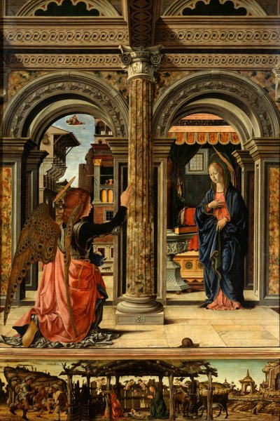 La Anunciación, 1470-1472 de Francesco del Cossa