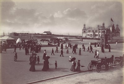 Rhyl. El Pabellón y el Muelle, 1870s de Francis Bedford