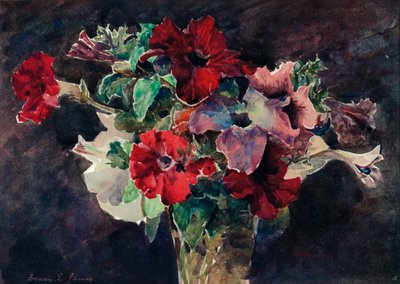 Petunias, c. 1869-1906, 1906 de Francis Edward James