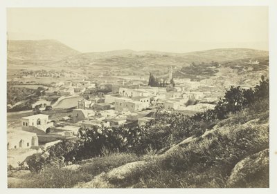 Nazaret, desde el noroeste, 1857 de Francis Frith