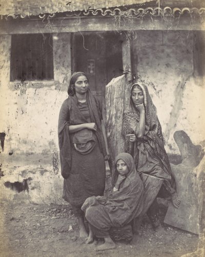 Tres mujeres de la India Oriental de Francis Frith