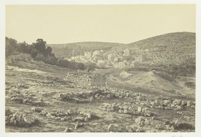 Vista en Hebrón, 1857 de Francis Frith