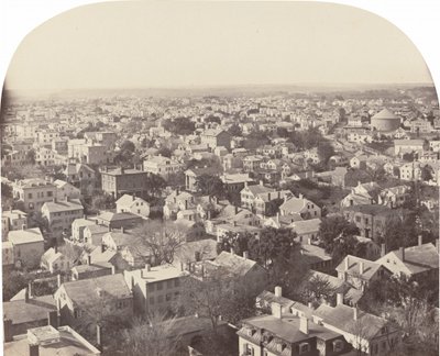 Mirando al noroeste desde Westminster Street, Providence de Francis Hacker