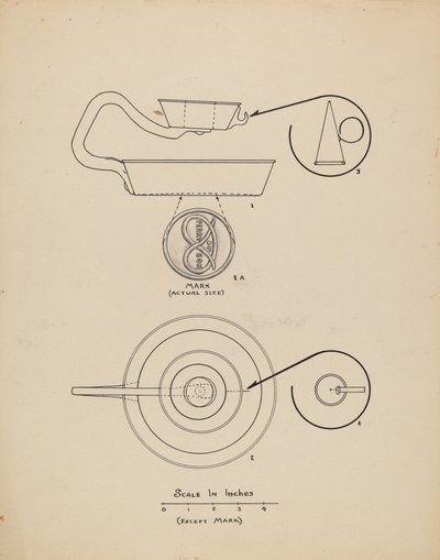 Candelabro con Apagavelas de Francis Law Durand