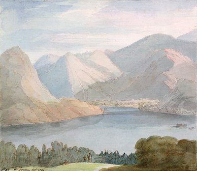 Ullswater desde Gowbarrow Park de Francis Towne