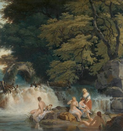 El Salto del Salmón, Leixlip de Francis Wheatley