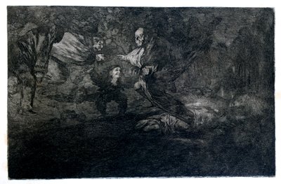 Enigma funerario, 1819-1823 de Francisco de Goya