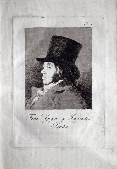 Autorretrato, 1799 de Francisco de Goya