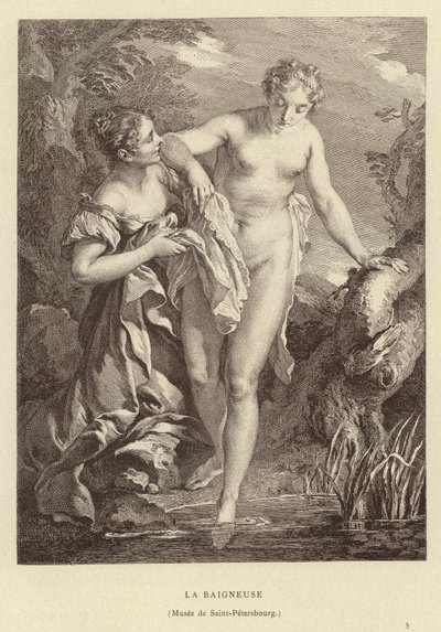 La bañista de Francois (after) Boucher