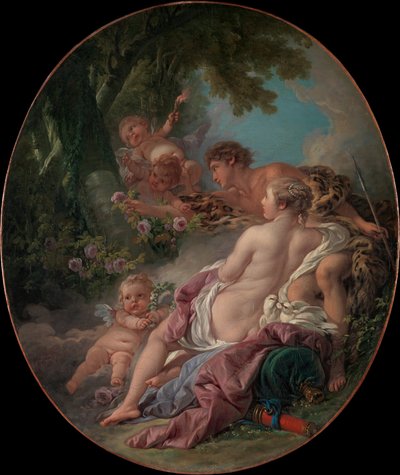 Angélica y Medoro de François Boucher