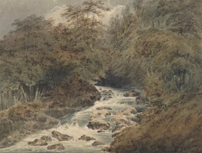 Un arroyo de montaña de Francois Louis Thomas Francia