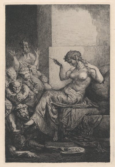 Alegoría, siglo XIX de Francois Nicolas Chifflart