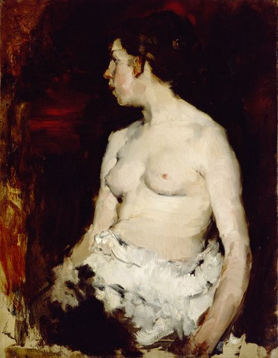 Desnudo Sentado, c.1879 de Frank Duveneck