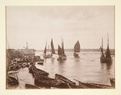 Vista del puerto de Whitby de Frank Meadow Sutcliffe