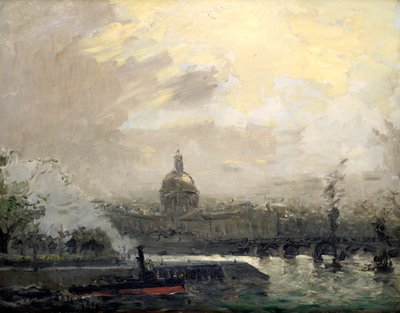 El Sena, muelle de Conti, siglo XIX de Frank Myers Boggs