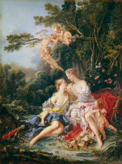 Júpiter y Calisto de François Boucher