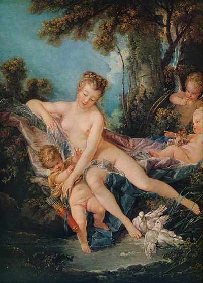 Venus consolando a Cupido de François Boucher