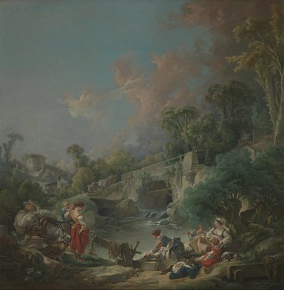 Lavanderas, 1768 de François Boucher