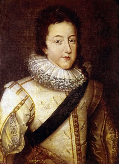 El rey Luis XIII de Frans II (after) Pourbus